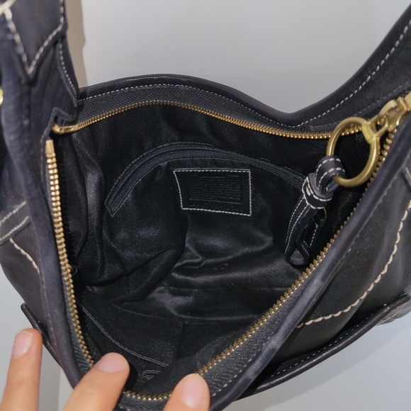 Coach Black leather Shoulder/crossbody bag - Picture 4 of 12